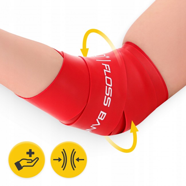 Лента компрессионная для флоссинга 4FIZJO Floss Band 207 x 5 x 0.15 см Red (P-5905973405249)