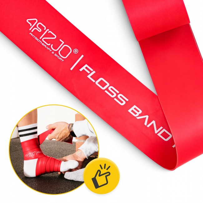 Лента компрессионная для флоссинга 4FIZJO Floss Band 207 x 5 x 0.15 см Red (P-5905973405249)