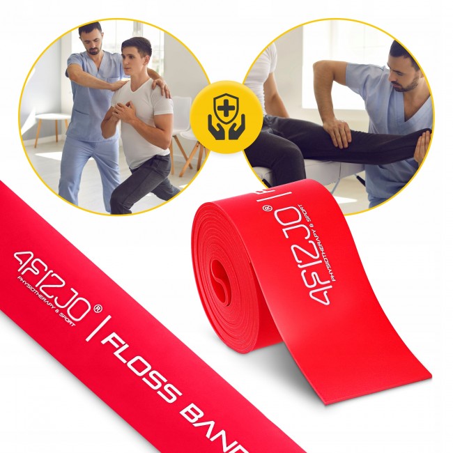 Лента компрессионная для флоссинга 4FIZJO Floss Band 207 x 5 x 0.15 см Red (P-5905973405249)