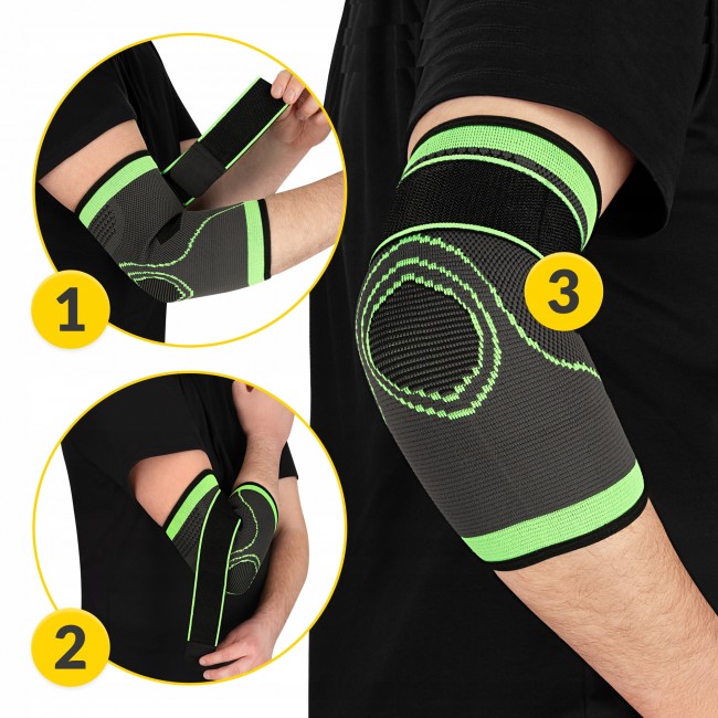 Фиксатор (бандаж) для локтевого сустава 4FIZJO Flex 1 шт Size L (P-5905973407373)