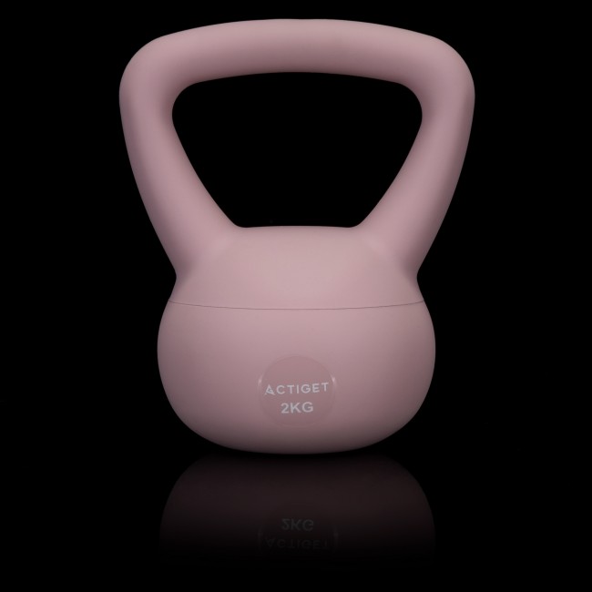 Гиря мягкая Actiget 2 кг для фитнеса ACT0062 Pink