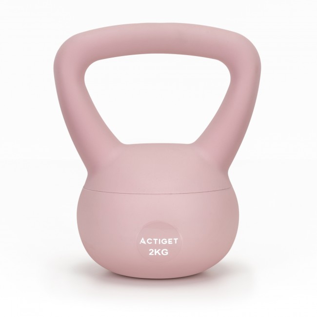 Гиря мягкая Actiget 2 кг для фитнеса ACT0062 Pink