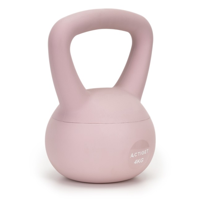 Гиря мягкая Actiget 4 кг для фитнеса ACT0063 Pink