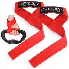 Лямки для становой тяги 4FIZJO Deadlift Straps Red (P-5905973402286)