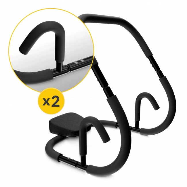 Тренажер для пресса 4FIZJO Ab Crunch Black (P-5905973402675)