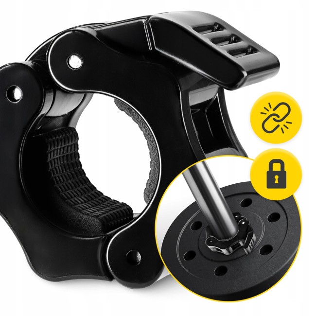 Замки (затискачі) для грифа 4FIZJO Quick Release 25 мм 2 шт (P-5905973407519)