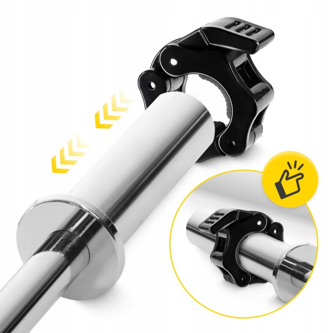 Замки (затискачі) для грифа 4FIZJO Quick Release 25 мм 2 шт (P-5905973407519)