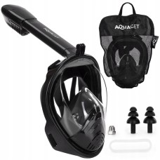 Полнолицевая маска для снорклинга Aquaget Size L/XL AQ0005 Black