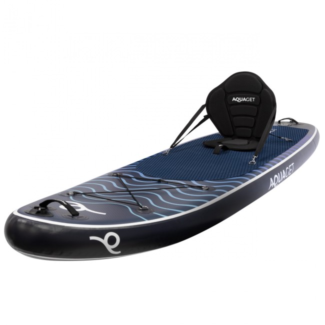 Надувная SUP доска (САП борд) Aquaget 320 см с веслом AQ0046 Navy Blue/Black