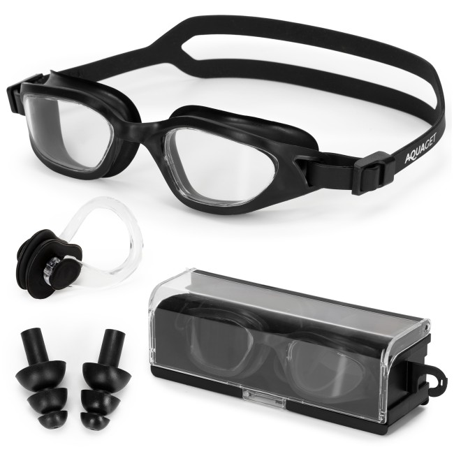 Очки для плавания Aquaget AQ0013 Black