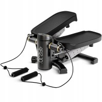 Степпер (мини-степпер) 4FIZJO ProStep X 2 в 1 с эспандерами Black (P-5905973410731)