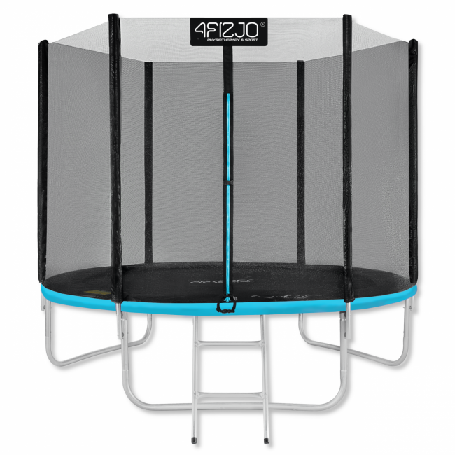 Батут с внешней сеткой 4FIZJO Classic 8FT 252 см 4FJ0303 Black/Blue