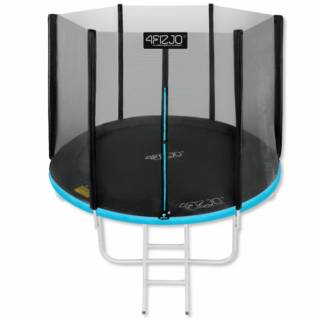 Батут с внешней сеткой 4FIZJO Classic 8FT 252 см 4FJ0303 Black/Blue