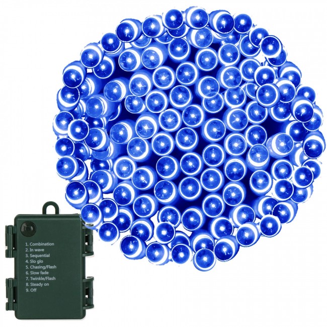 Гирлянда на батарейках Springos 10 м 100 LED CL4033 Blue