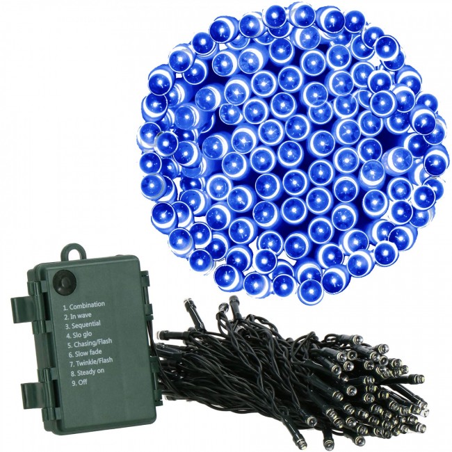Гирлянда на батарейках Springos 10 м 100 LED CL4033 Blue