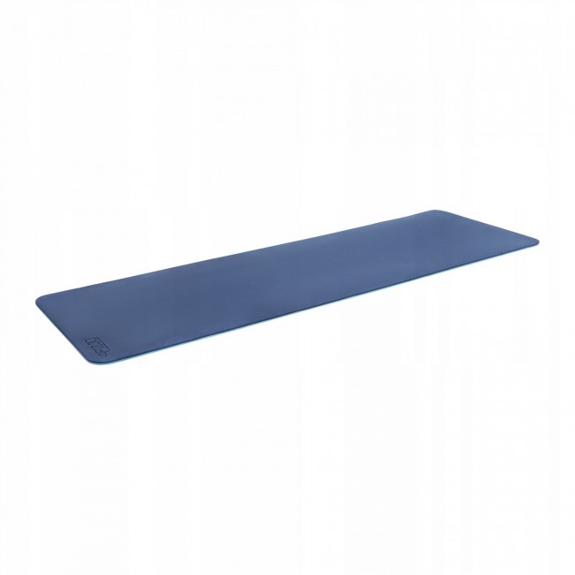 Килимок (мат) спортивний 4FIZJO TPE 180 x 60 x 0.6 см для йоги та фітнесу Blue/Sky Blue (P-5907739310132)