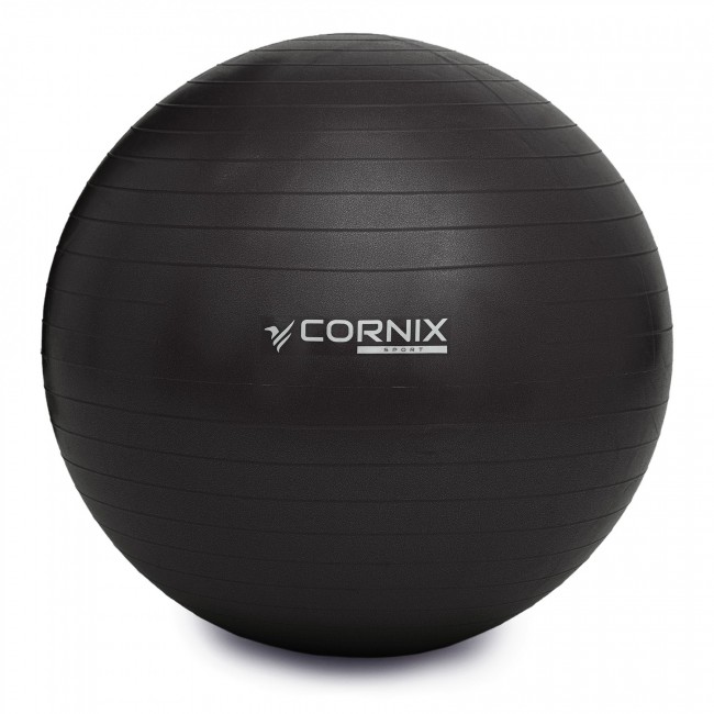 Мяч для фитнеса (фитбол) Cornix 85 см Anti-Burst XR-0260 Black
