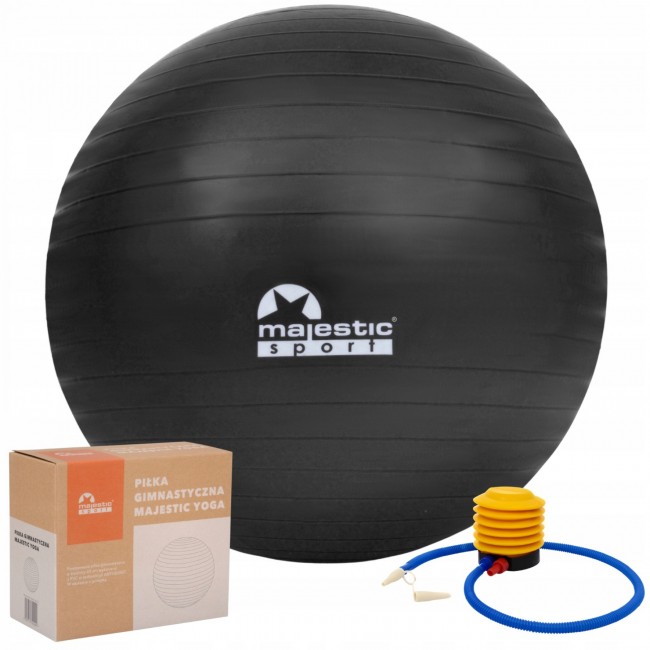 М'яч для фітнесу (фітбол) Majestic Sport 65 см Anti-Burst GVP5028/K М'яч для фітнесу (фітбол) Majestic Sport 65 см Anti-Burst GVP5028/K