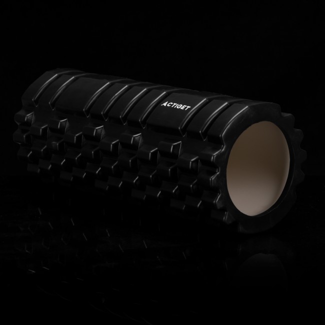 Массажный ролик Actiget EVA 33 x 13.5 см (валик, роллер) ACT0029 Black