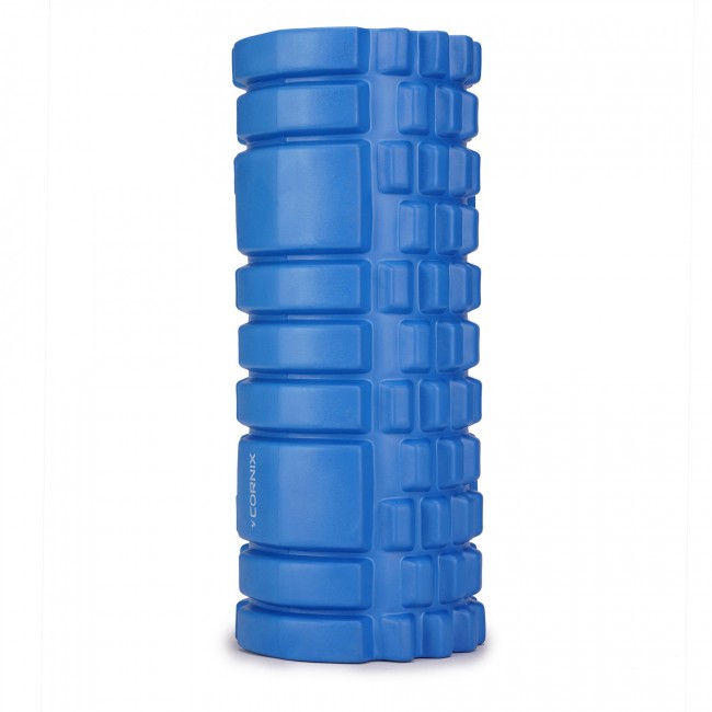 Масажний ролик Cornix EVA 33 x 14 см (валик, ролер) XR-0035 Blue