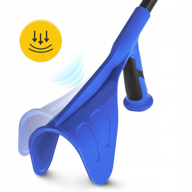 Костыли ортопедические 4FIZJO PRO 2 шт с опорой для локтя, регулируемые Blue (P-5905973403580)