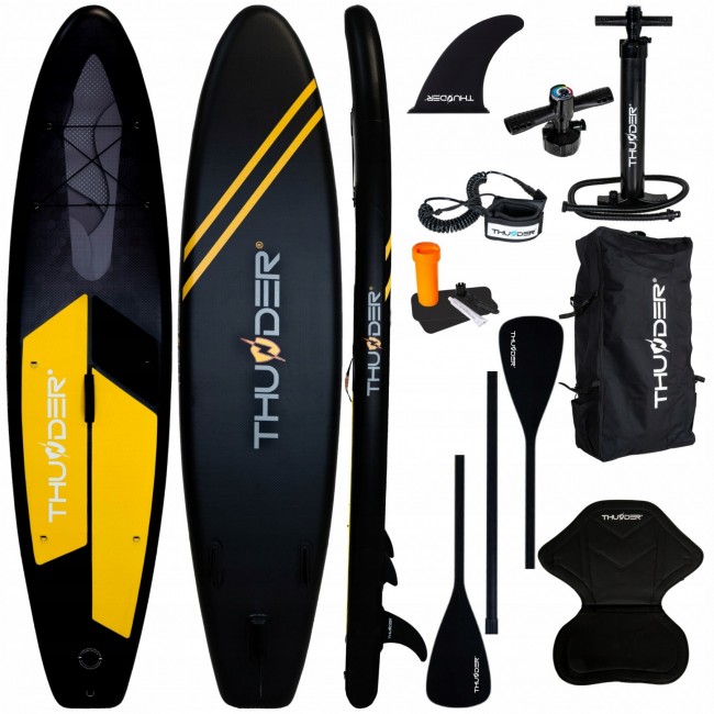 Надувная SUP доска THUNDER Raven 320 см с веслом Надувная SUP доска THUNDER Raven 320 см с веслом