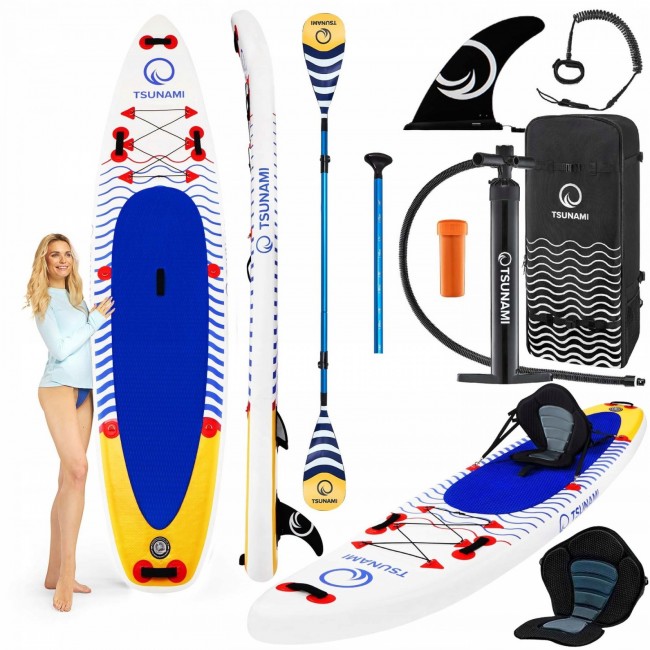 Надувна SUP дошка TSUNAMI 350 см з веслом Wave T09 (P-5907739316417) Надувна SUP дошка TSUNAMI 350 см з веслом Wave T09 (P-5907739316417)
