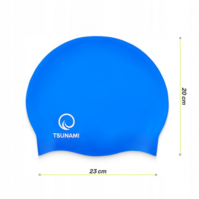 Шапочка для плавання TSUNAMI Pro Blue (P-5905973401883)