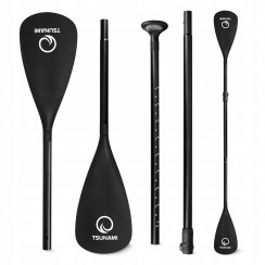 Весло для SUP-дошки TSUNAMI 2 в 1 160-225 см, регульоване, складане, Black (P-5907739316431)