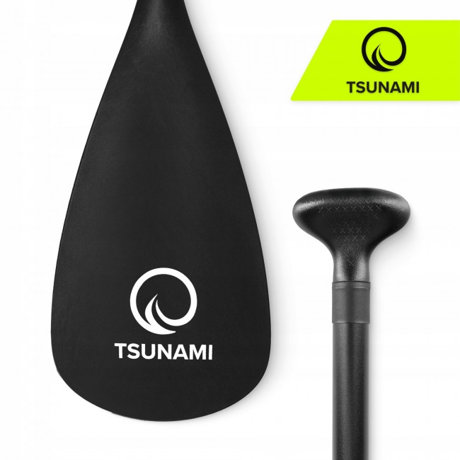 Весло для SUP-доски TSUNAMI 2 в 1 160-225 см, регулируемое, складное, Black (P-5907739316431)