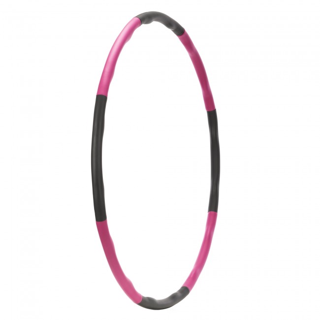 Обруч для талии Actiget (хулахуп) мягкий, складной 88 см 1 кг ACT0132 Grey/Pink