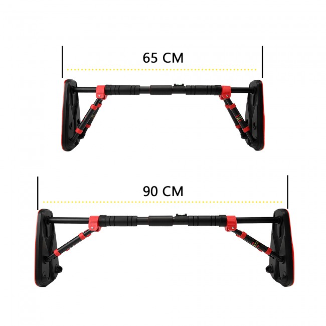 Турник раздвижной Cornix Elite+ 65-90 см XR-0293 Black/Red