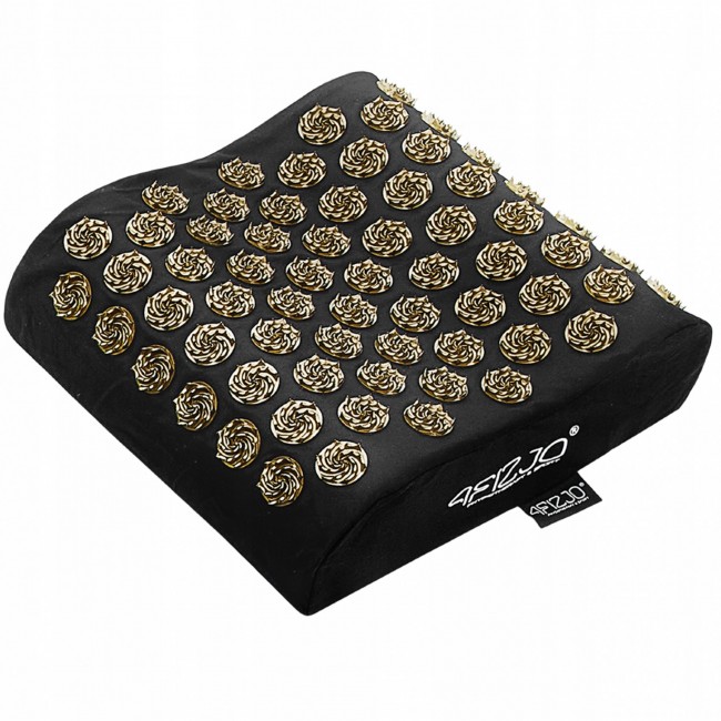 Килимок акупунктурний з подушкою 4FIZJO Ergo Mat Аплікатор Кузнєцова Black/Gold (P-5907739313881)