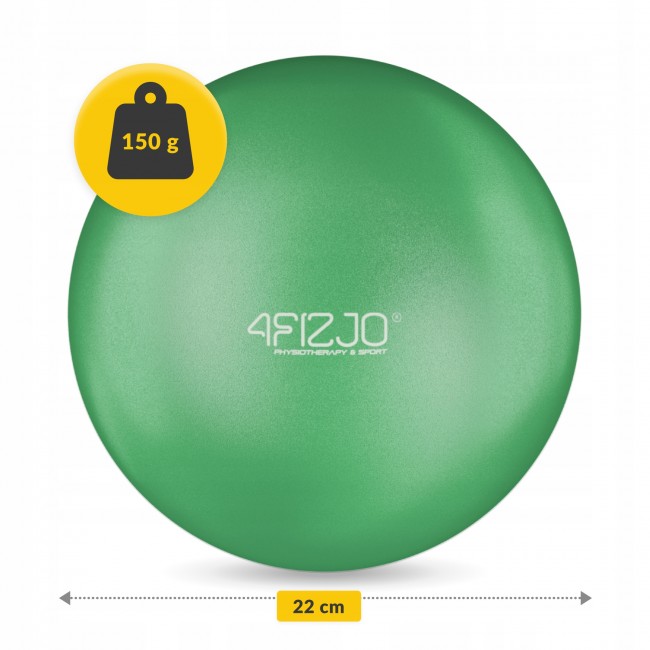 Мяч для пилатеса, йоги, реабилитации 4FIZJO 22 см Green (P-5905973404853)