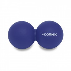 Масажний м'яч Cornix Lacrosse DuoBall 6.3 x 12.6 см XR-0109 Navy Blue