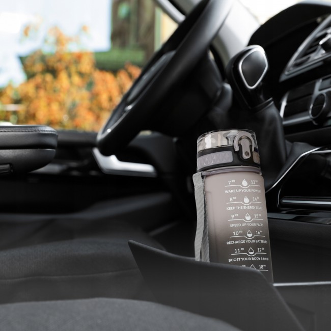 Бутылка для воды спортивная 4FIZJO 500 мл Grey/Black (P-5905973400725)