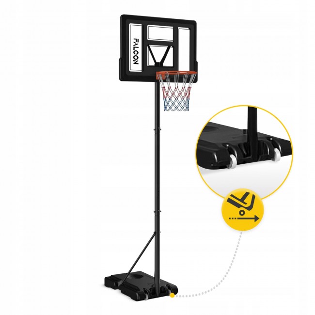 Баскетбольная стойка Falcon Junior-2 1.6-2.1 м мобильная (P-5905973405348)