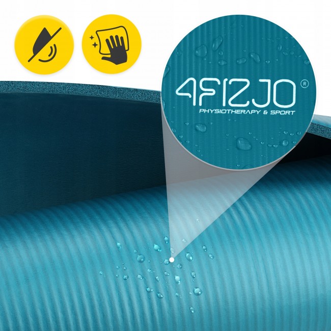 Коврик (мат) спортивный 4FIZJO NBR 180 x 60 x 1 см для йоги и фитнеса Sea Green (P-5905973406697)