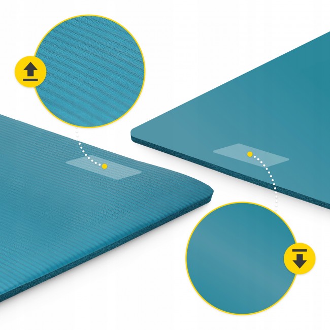 Коврик (мат) спортивный 4FIZJO NBR 180 x 60 x 1 см для йоги и фитнеса Sea Green (P-5905973406697)