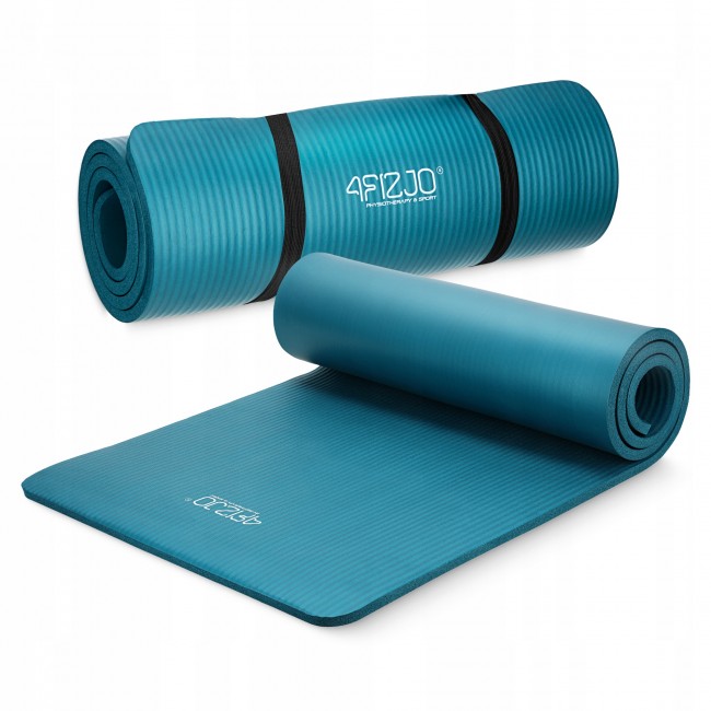 Коврик (мат) спортивный 4FIZJO NBR 180 x 60 x 1 см для йоги и фитнеса Sea Green (P-5905973406697)