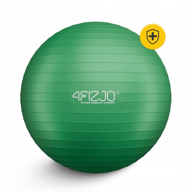 Мяч для фитнеса (фитбол) 4FIZJO 85 см Anti-Burst Green (P-5907739316394)
