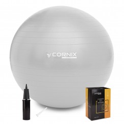 Мяч для фитнеса (фитбол) Cornix 75 см Anti-Burst XR-0365 Silver