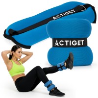 Утяжелители-манжеты для ног и рук Actiget 2 x 2 кг ACT0130 Blue/Black