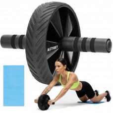 Ролик (гимнастическое колесо) для пресса Actiget Ab Wheel ACT0110 Black