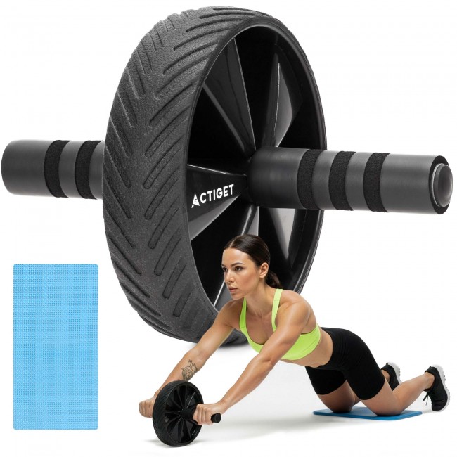 Ролик (гимнастическое колесо) для пресса Actiget Ab Wheel ACT0110 Black
