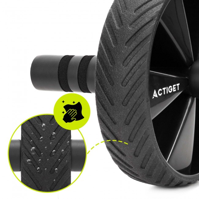 Ролик (гимнастическое колесо) для пресса Actiget Ab Wheel ACT0110 Black