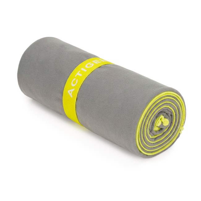 Рушник спортивний Actiget 180 x 100 см із мікрофібри ACT0192 Grey