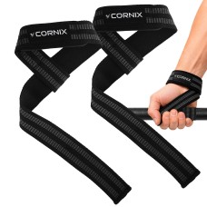 Лямки атлетические для тяги Cornix Lifting Straps XR-0503 Black