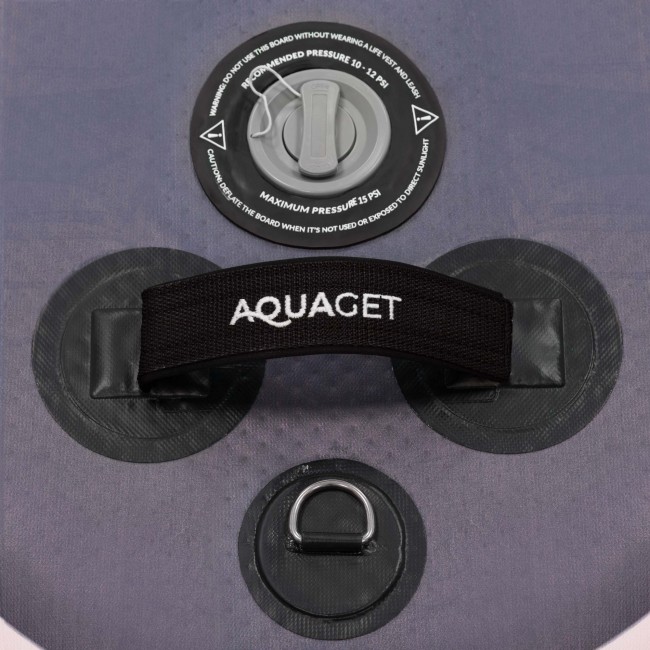 Надувная SUP доска (САП борд) Aquaget 320 см с веслом AQ0047 Black/Violet