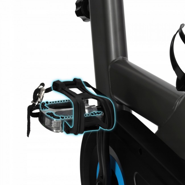 Велотренажер спінінговий (спінбайк) 4FIZJO Racing Black/Blue (P-5905973401654)